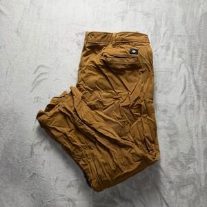 Dockers Mens Chinos Pants Brown Straight Fit Casual Comfort Stretch Size 40